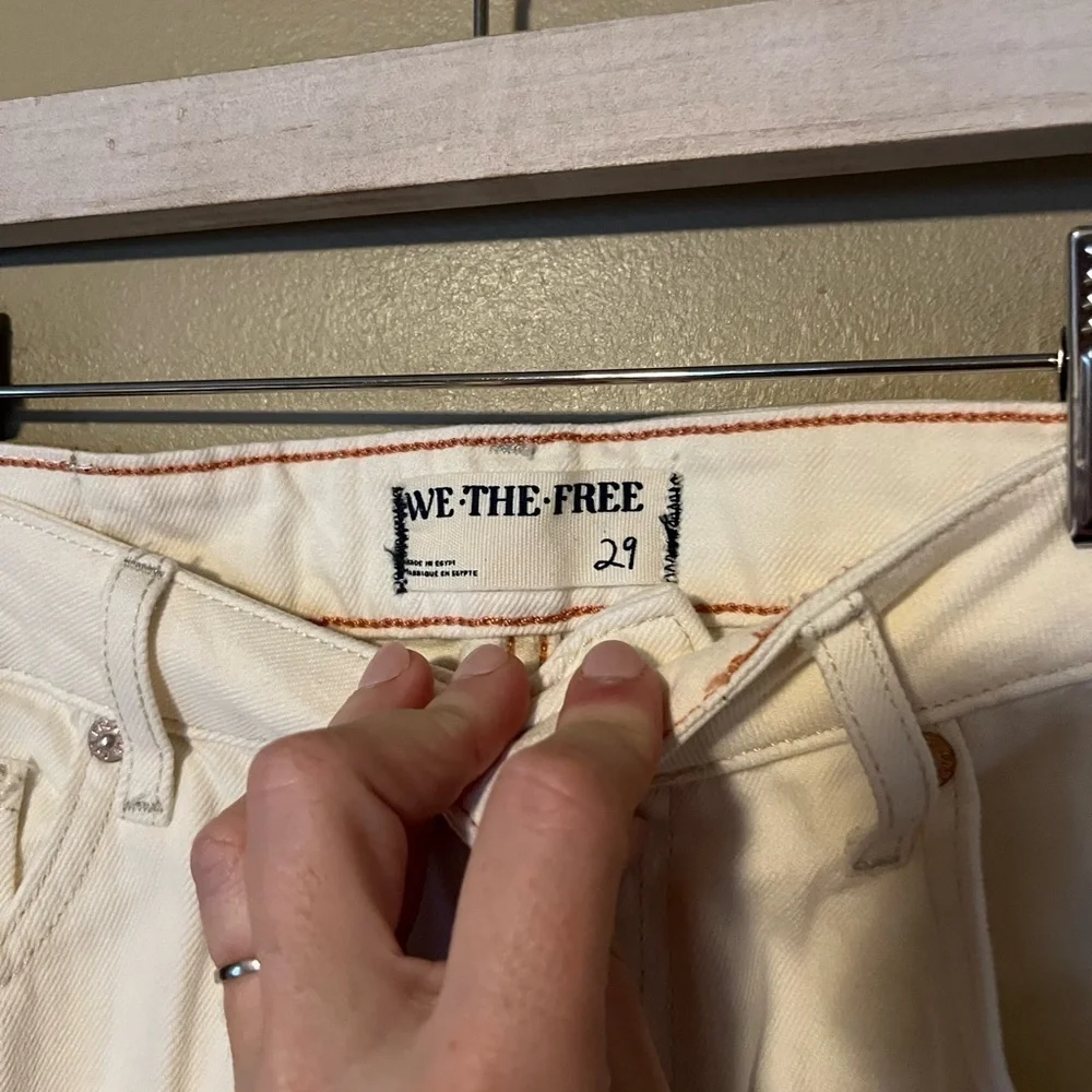 Free People The Pacifica Slim Straight High Waist Jeans NWT